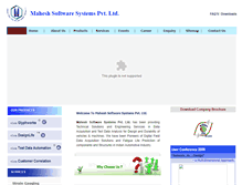 Tablet Screenshot of maheshsoft.com